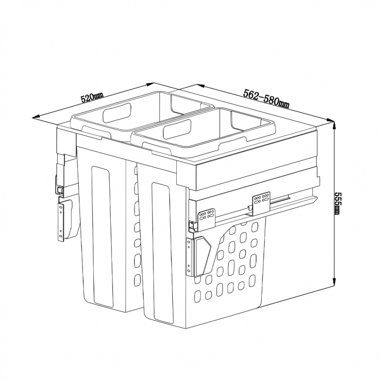 Kosara Softclose Laundry Hamper